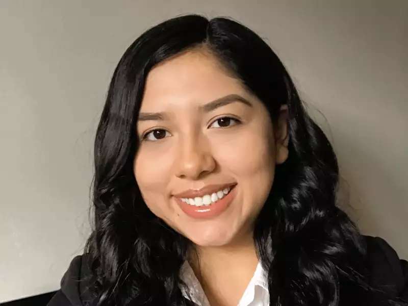 Photo of Stephanie Secaira against a white backdrop