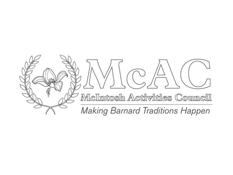 McIntosh Activities Council (McAC) logo with laurel leaves surrounding a magnolia